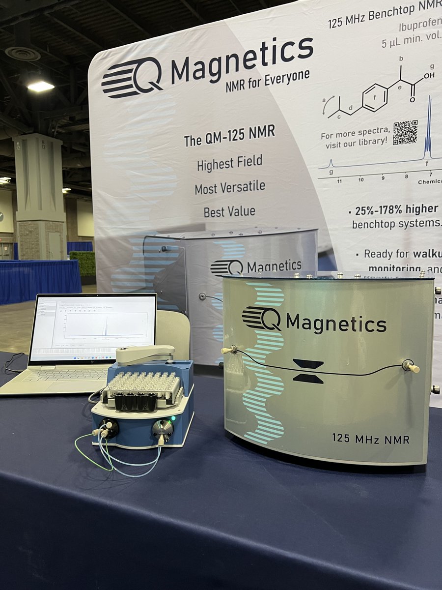 Visit us at #ACSFall2025 booth 2443 to see the most powerful benchtop NMR spectrometer and learn about our new automation capabilities!