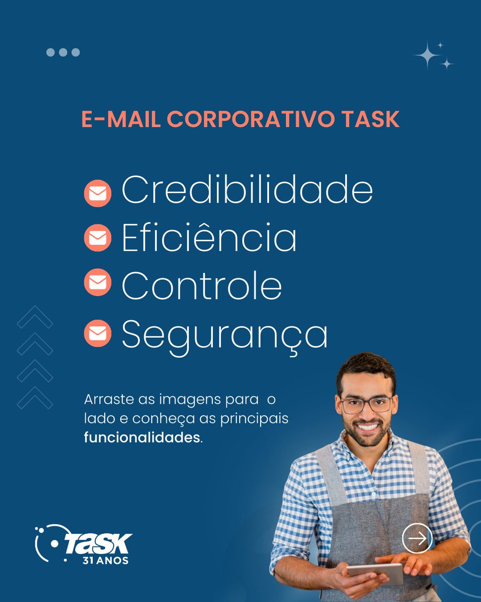 TaskInternet's tweet image. Na Task, oferecemos as melhores soluções para a comunicação da sua empresa na internet.

Obtenha e-mails profissionais e conquiste mais flexibilidade e eficiência para você e sua equipe!

#Email #EmailMarketing #EmailCorporativo #EmailProfissional #EmailParaEmpresas