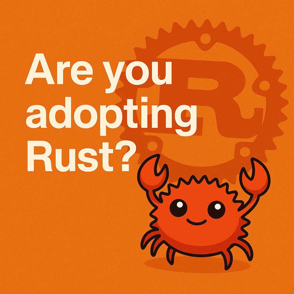 Are you adopting Rust? 🦀

Here are 4 ways I can help you! 🙌🏻