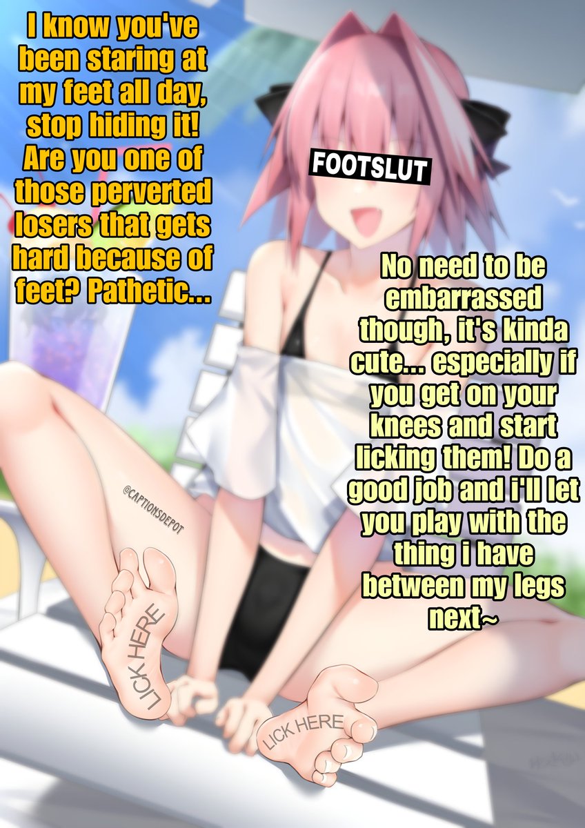 Imagine going to the beach and just stare at feet all day, that's just so pathetic... At least your little dick won't make a bulge in your trunks~ 🤭