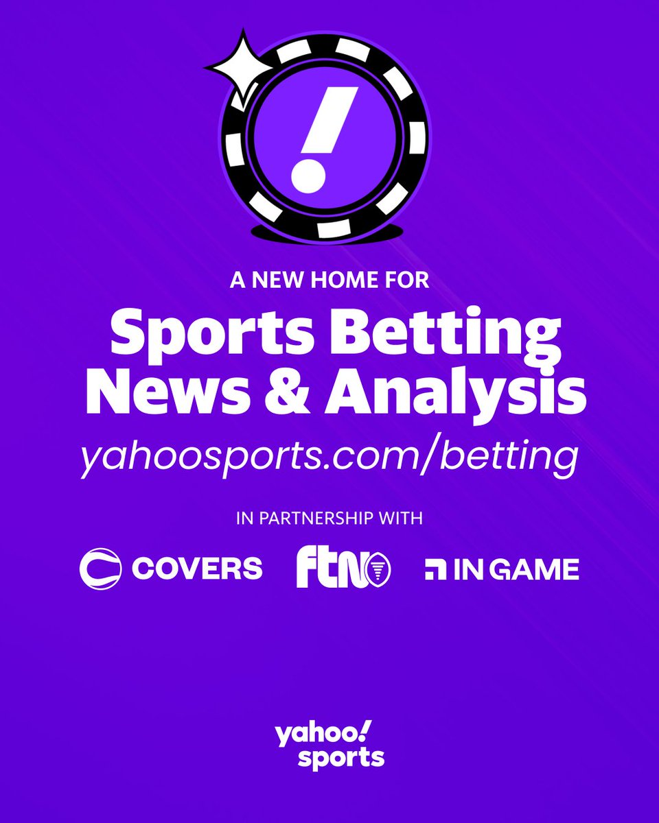 We’re thrilled to launch a new content hub on the Yahoo Sports website dedicated to sports betting news and analysis!

The hub will feature betting-related content produced by Yahoo Sports &amp; our senior sports betting analyst @bfawkes22, as well as a range of partners, including