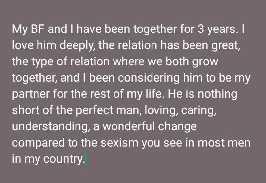 Lady shares story of How her Boyfriend almost r*pe’d her 😳😭

 Check thread 🧵👇