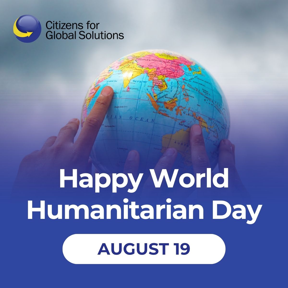 Citizens for Global Solutions (@globalsolutions) on Twitter photo On #WorldHumanitarianDay, we honor those who risk their lives to help others in crisis.
But we must go further — by building global systems that prevent conflict, respond swiftly to disasters, and uphold human rights everywhere. On #WorldHumanitarianDay, we honor those who risk their lives to help others in crisis.
But we must go further — by building global systems that prevent conflict, respond swiftly to disasters, and uphold human rights everywhere.