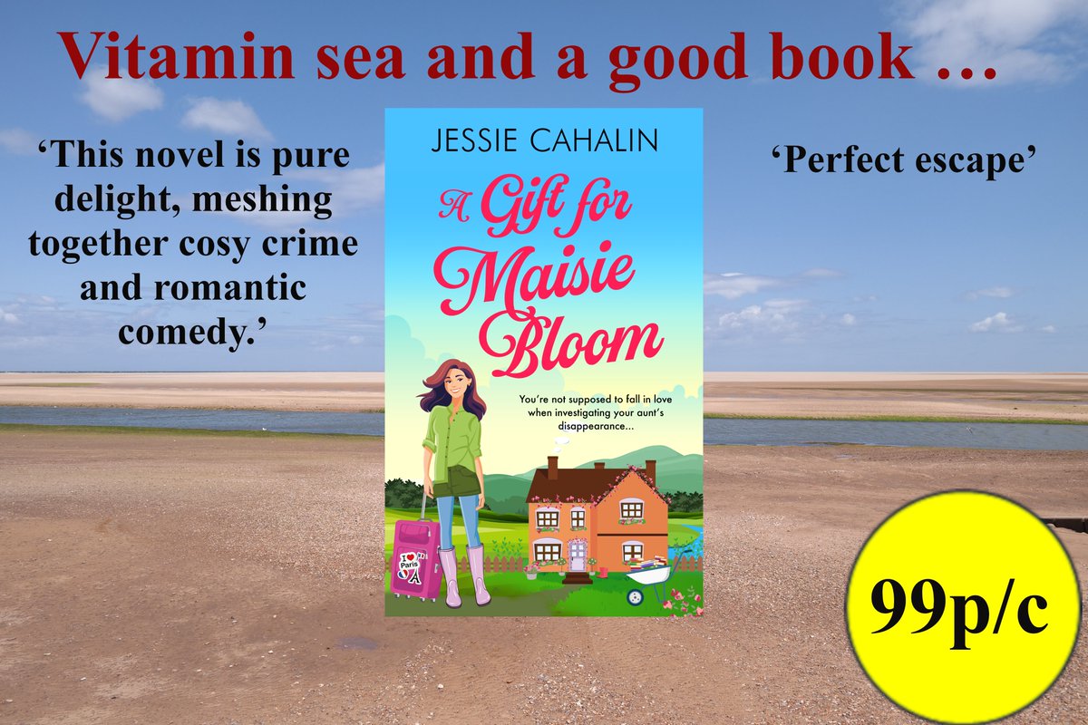 SUMMER SALE 99P/C
Are you planning a holiday?🏖️
Chill ❄️out with a romantic cosy mystery 
 ‘It had me guessing and kept me smiling and thinking throughout the trail to find out the truth about Aunt Ada.’  
tinyurl.com/myjndpzz
#SummerReads #Beachreads