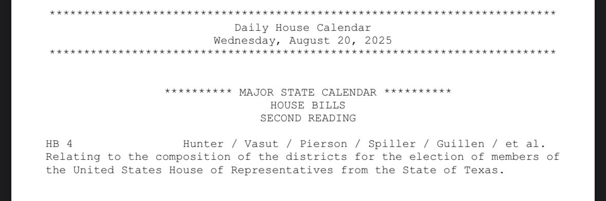amberrmills's tweet image. Abbott, Patrick, and Burrows promised flood relief over “all else” yet the first thing the House is planning to pass on Wednesday is the congressional map #txlege