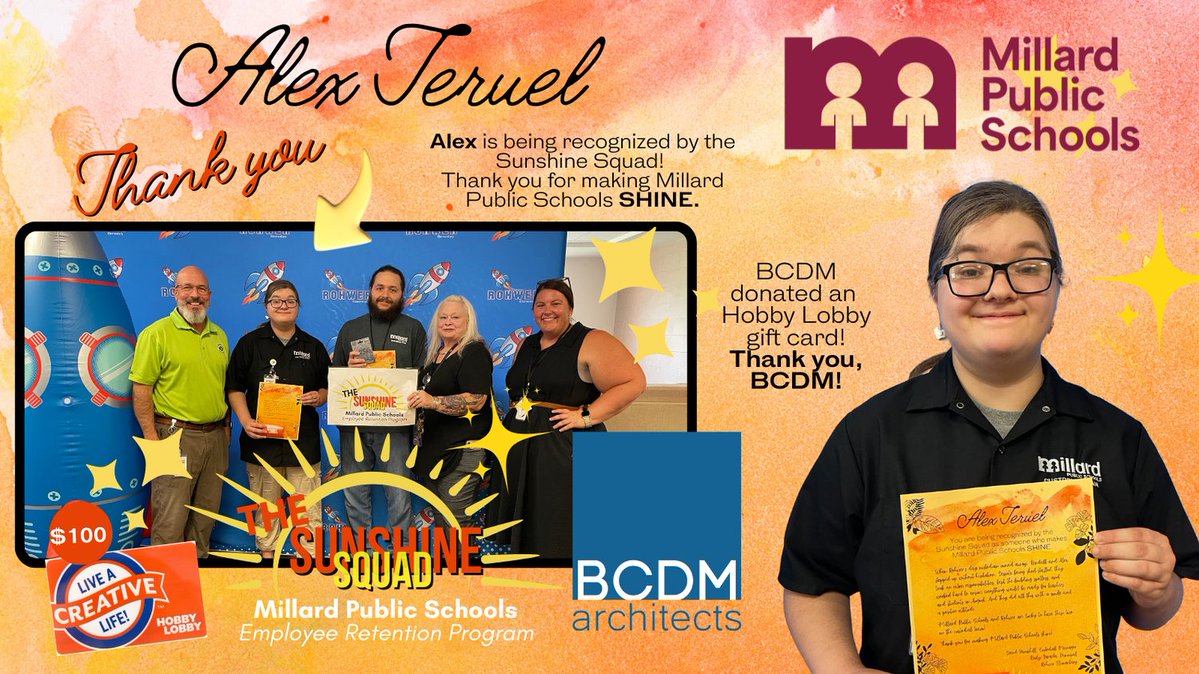 MPS Human Resources (@mpshr) on Twitter photo Big shoutout to Kendall & Alex at <a href="/RohwerE/">Rohwer Elementary</a>! When the team was short-staffed, they stepped up BIG—keeping the building spotless & ready for August, all with positive attitudes. Thank you for making Millard Public Schools SHINE! ✨🌟#SHINEwithMPS 🚀 Big shoutout to Kendall & Alex at <a href="/RohwerE/">Rohwer Elementary</a>! When the team was short-staffed, they stepped up BIG—keeping the building spotless & ready for August, all with positive attitudes. Thank you for making Millard Public Schools SHINE! ✨🌟#SHINEwithMPS 🚀