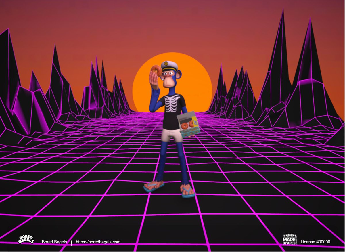 GM ☕️

Looking forward to hanging out with <a href="/dev_allo/">Allo</a> in Vegas and sharing some <a href="/Bored_Bagels/">Bored Bagels</a> 🥯 at <a href="/GoApeGames/">ApeGames</a>. Thanks <a href="/DashboUGC/">DashboUGC</a> for the render.