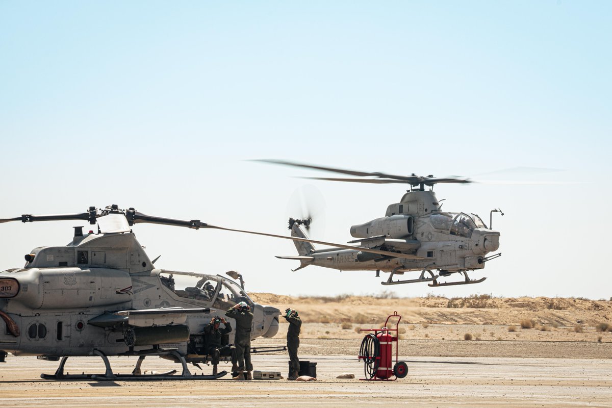U.S. Marines (@usmc) on Twitter photo #Marines with <a href="/3rdmaw/">3rd Marine Aircraft Wing</a> execute preflight inspections during a forward arming and refueling point defense as a part of Service Level Training Exercise 4-25 <a href="/MCAGCC29Palms/">The Marine Corps Combat Center</a>.
MCAGCC serves as the Marine Corpsโ premier training venue for service-level exercises by providing realistic #Marines with <a href="/3rdmaw/">3rd Marine Aircraft Wing</a> execute preflight inspections during a forward arming and refueling point defense as a part of Service Level Training Exercise 4-25 <a href="/MCAGCC29Palms/">The Marine Corps Combat Center</a>.
MCAGCC serves as the Marine Corpsโ premier training venue for service-level exercises by providing realistic