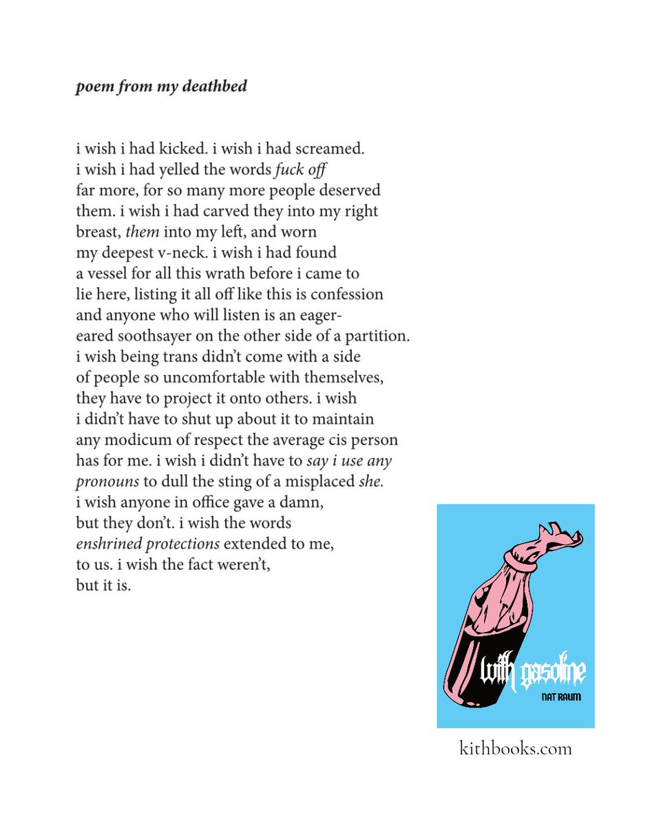 kith books (@kithbooks) on Twitter photo blunt toned and intent on exposing the moment, nat raum is back and this time their pen's filled with gasoline
<a href="/gr8earlofhell/">show pony makin a return</a>
available in print & eBook
links in reply blunt toned and intent on exposing the moment, nat raum is back and this time their pen's filled with gasoline
<a href="/gr8earlofhell/">show pony makin a return</a>
available in print & eBook
links in reply