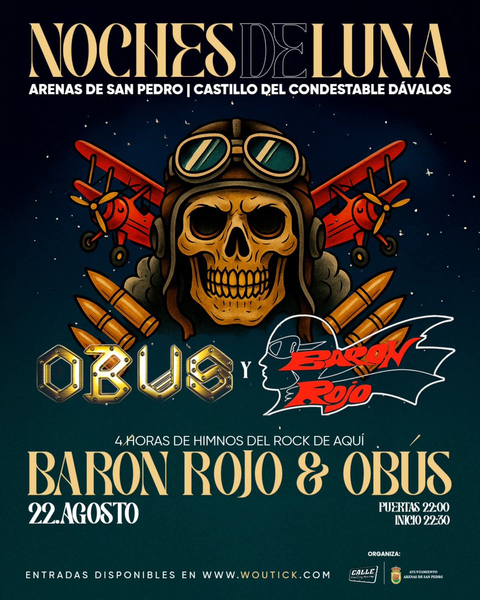 22.08.2025 Arenas de San Pedro (Ávila). Barón Rojo y <a href="/obusoficial/">OBUS 🤘</a>