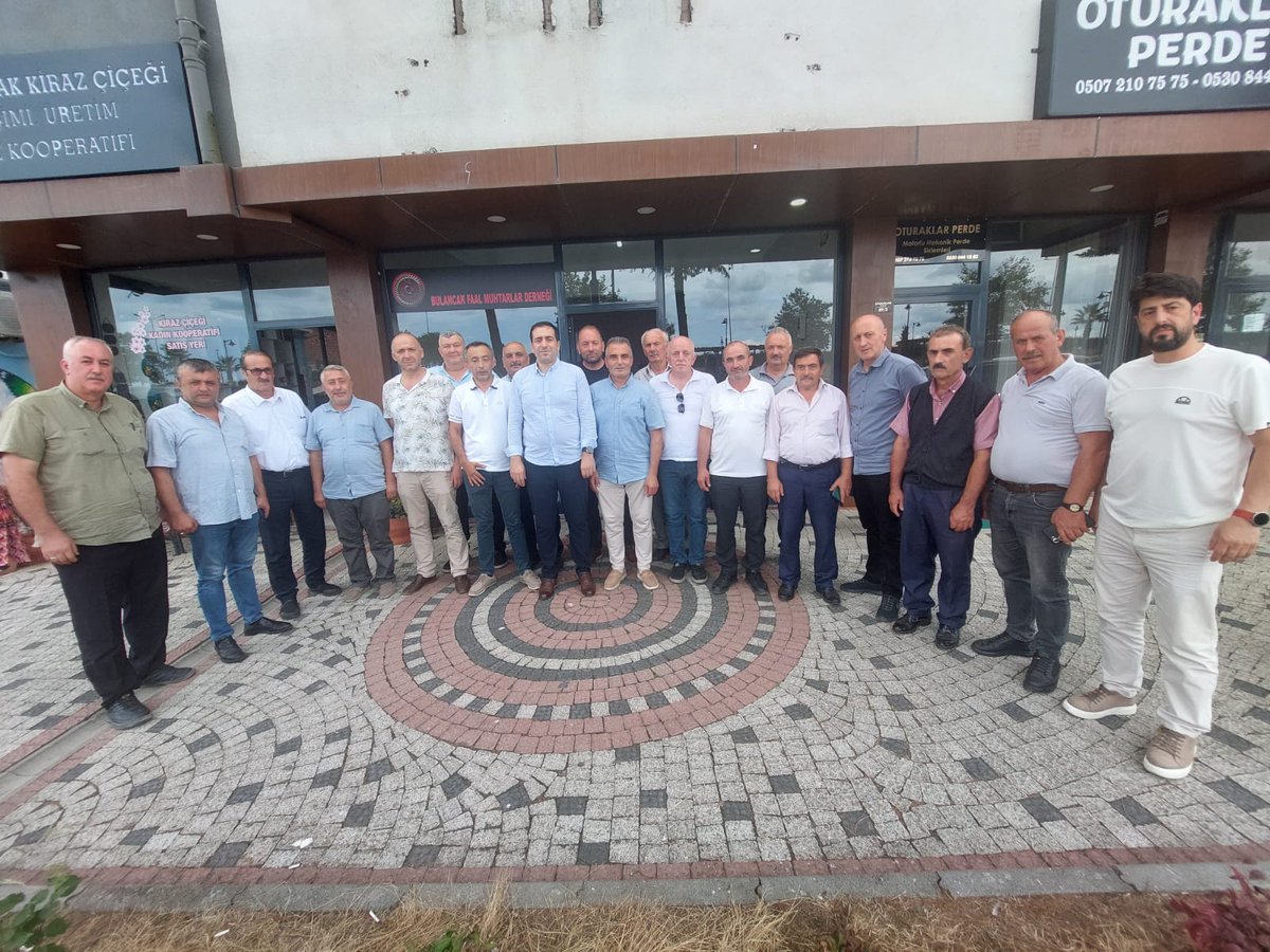 Kaymakamımız Sayın Ömer Faruk TUNCER; Bulancak Faal Muhtarlar Derneğine iadei ziyarette bulundu.