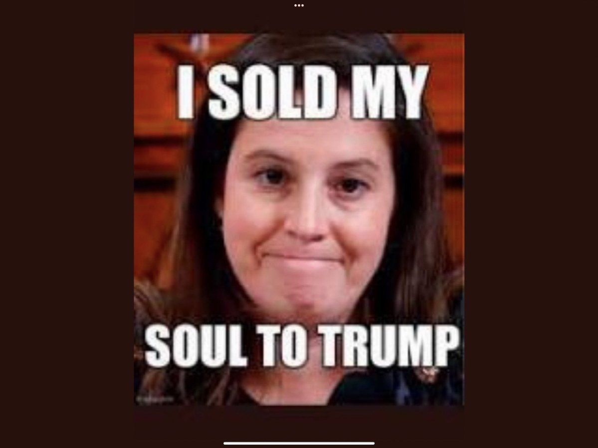 JenBeachLover (@jengervase) on Twitter photo Shame on <a href="/EliseStefanik/">Elise Stefanik</a>! Stefanik’s focus has been kissing Trump’s Rump to get a position in his Administration (that didn’t work out). She has a reputation of not being available or caring for her constituents. Instead of serving them better she tries to shame & dismiss them. Shame on <a href="/EliseStefanik/">Elise Stefanik</a>! Stefanik’s focus has been kissing Trump’s Rump to get a position in his Administration (that didn’t work out). She has a reputation of not being available or caring for her constituents. Instead of serving them better she tries to shame & dismiss them.