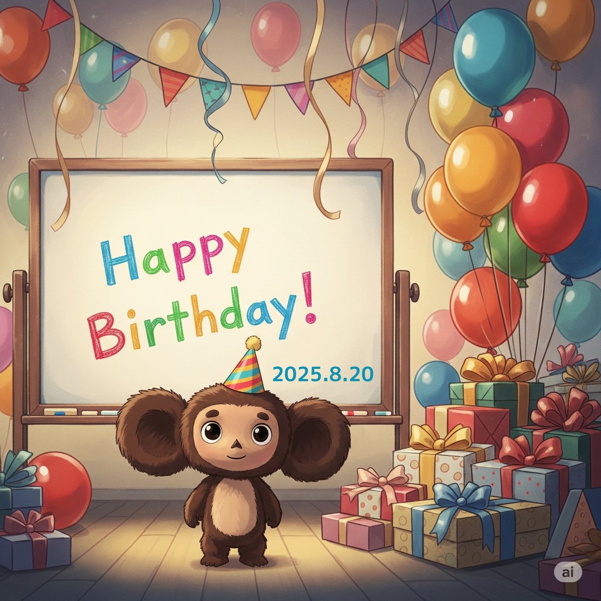 8月20日はチェブラーシカの誕生日
