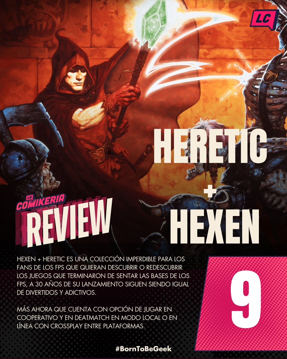 LaComikeria's tweet image. #GAMING 🔮⚔️ #Heretic + #Hexen están de regreso y con esteroides

Sí, @BethesdaLATAM  quiere que vuelvas a estos clásicos oscuros.

Nosotros ya lo jugamos y aquí va la #reseña 👉 link     #BornToBeGeek

lacomikeria.com/2025/08/19/her…