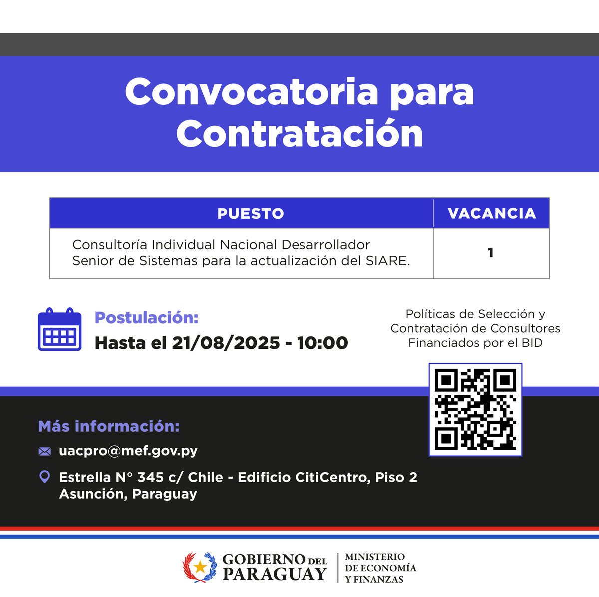 Ministerio de Economía y Finanzas - Paraguay tweet media