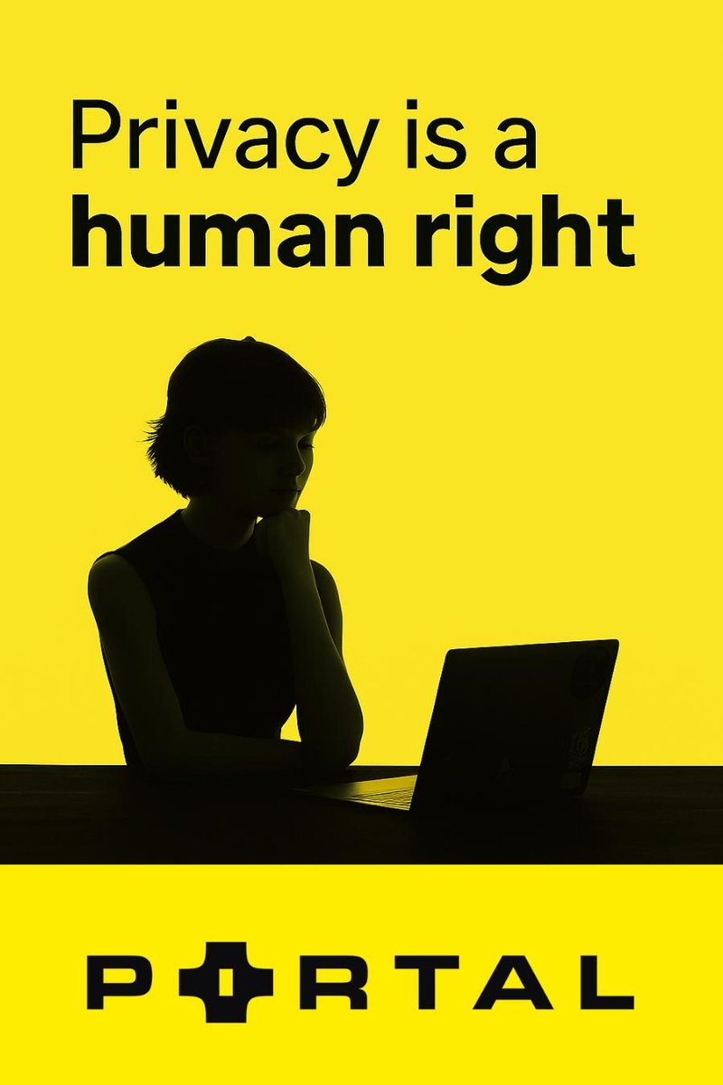 PortalOnX's tweet photo. Privacy is a human right https://t.co/5DLgvRPwbJ