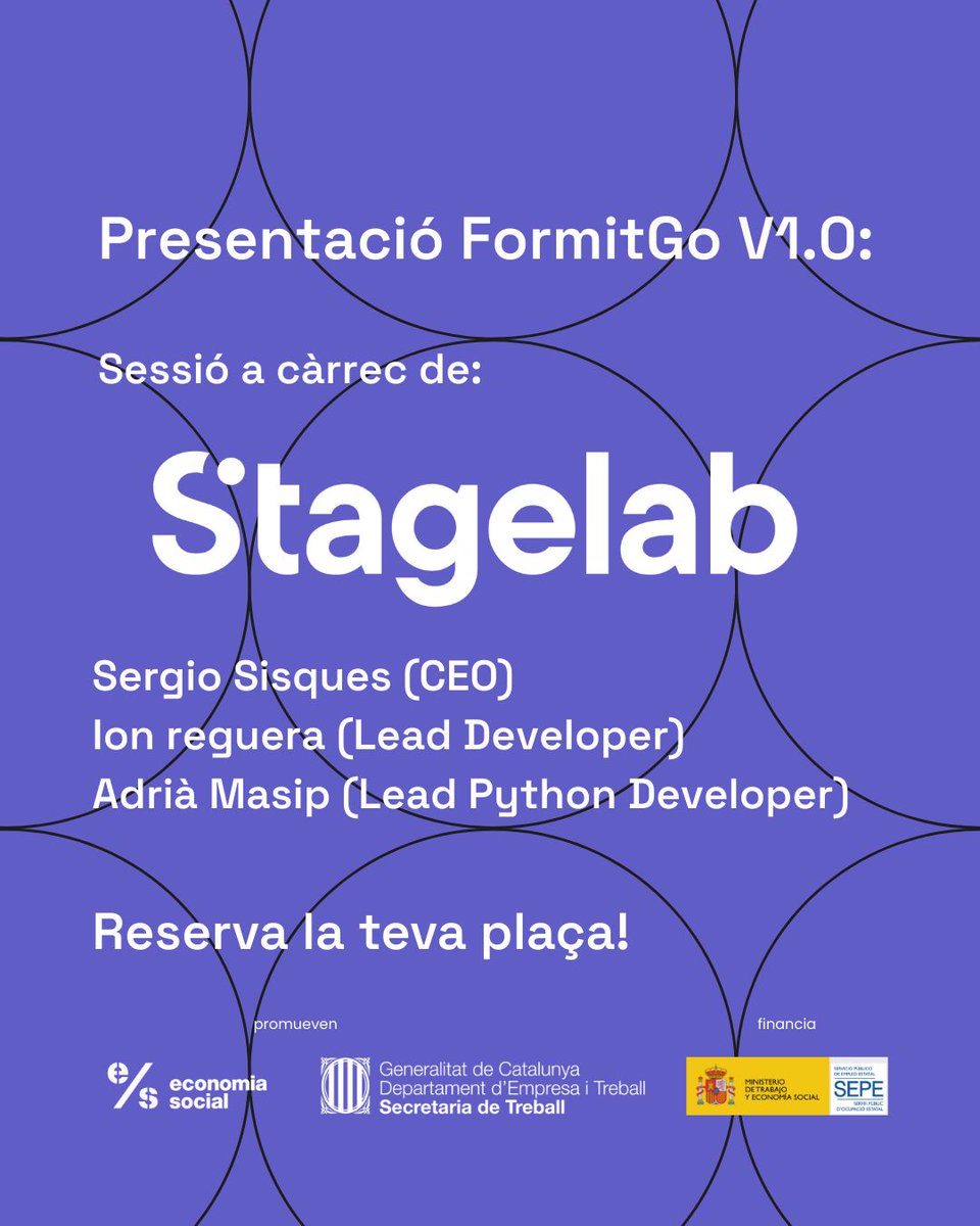 🚀 Llançament oficial de #FormitGo a #FiraTàrrega2025! #Sobiraniadigital a l’escena i la instal·lació artística. Gestiona àudio, vídeo i llums de manera senzilla i escalable, sincronitzant multimèdia en xarxa. 📅 11 de setembre, 13:15h📍 La Llotja, Tàrrega
bit.ly/3JolV3u
