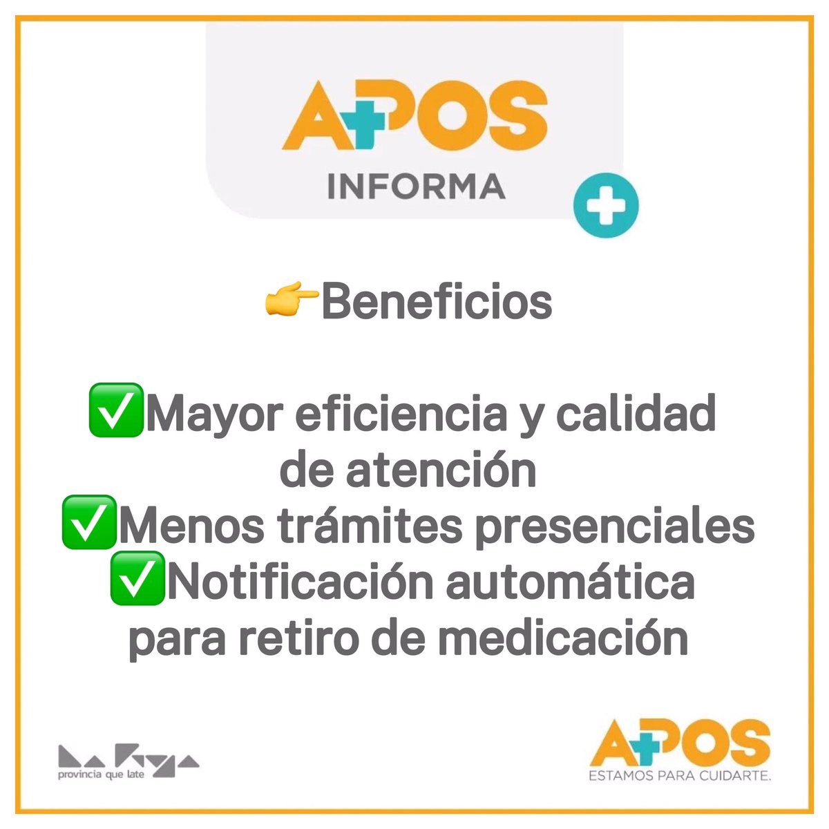 APOSLR's tweet image. 📢Digitalizamos Planes Especiales para Pacientes Oncológicos! 
👉Conoce los beneficios y novedades que mejoran tu atención médica. 

#APOS #Salud #Innovación #CalidadDeAtención
