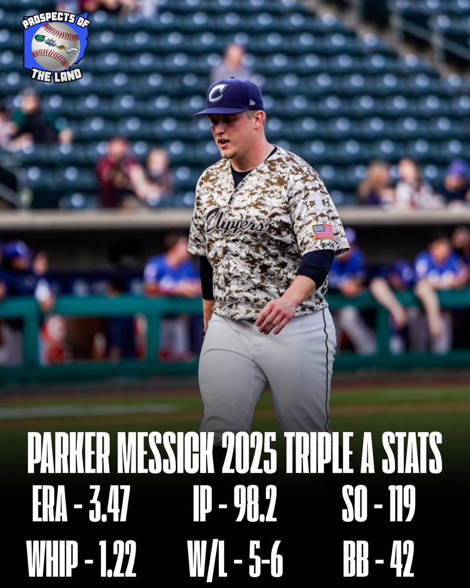 🚨Breaking via <a href="/CleGuardPro/">Guardians Prospective</a>🚨
The Cleveland Guardians have promoted Pitching Prospect Parker Messick from Columbus to the Big League Club!!! <a href="/messick_parker/">Parker Messick</a> <a href="/goingnuclearCLE/">goingnuclearCLE</a> <a href="/TailgateNate29/">Nathaniel Bope</a> <a href="/MccullyTavin/">Tavin McCully</a>