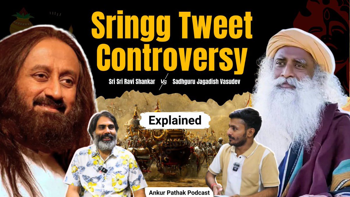 ankur2812's tweet image. “Hindu unity is broken 💔” is just @StringReveals’ misconception.

The REAL threat is Sadhguru himself — supporting the fake Aryan Invasion Theory &amp;amp; discarding Hindu rituals weakens Sanatan from within🚨

Full  truth in my podcast 👇

youtu.be/5SlNn6370mA?si…

#AIT #HinduUnity