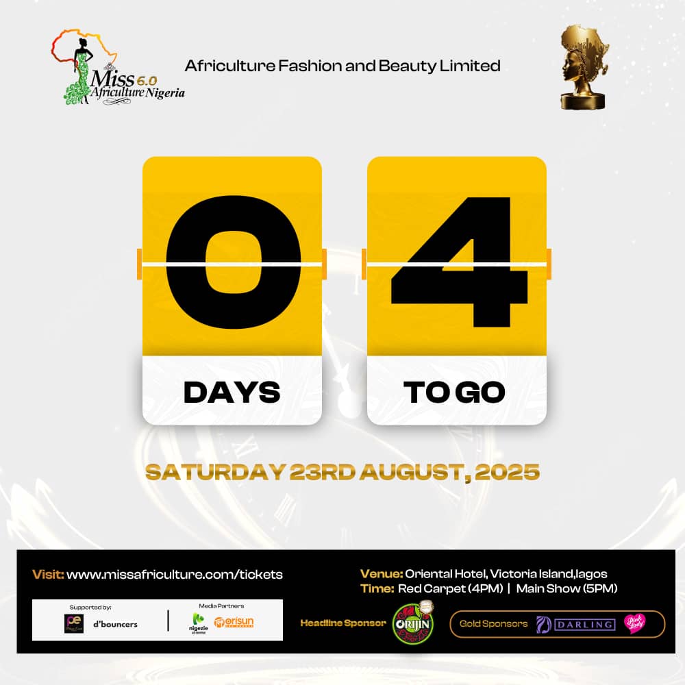 missafriculture's tweet photo. 4 days to the Grand Finale of the biggest cultural pageant in Africa. https://t.co/MdBZVNUbwy