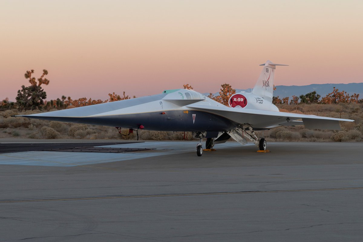 NASA's tweet photo. "Looking ahead, our pursuit of quiet supersonic aircraft, hypersonic technologies, and revitalized general aviation will keep the U.S. aviation industry strong and sustainable for decades to come." https://t.co/eJPkvjyOkU https://t.co/LdSQTQgKL3
