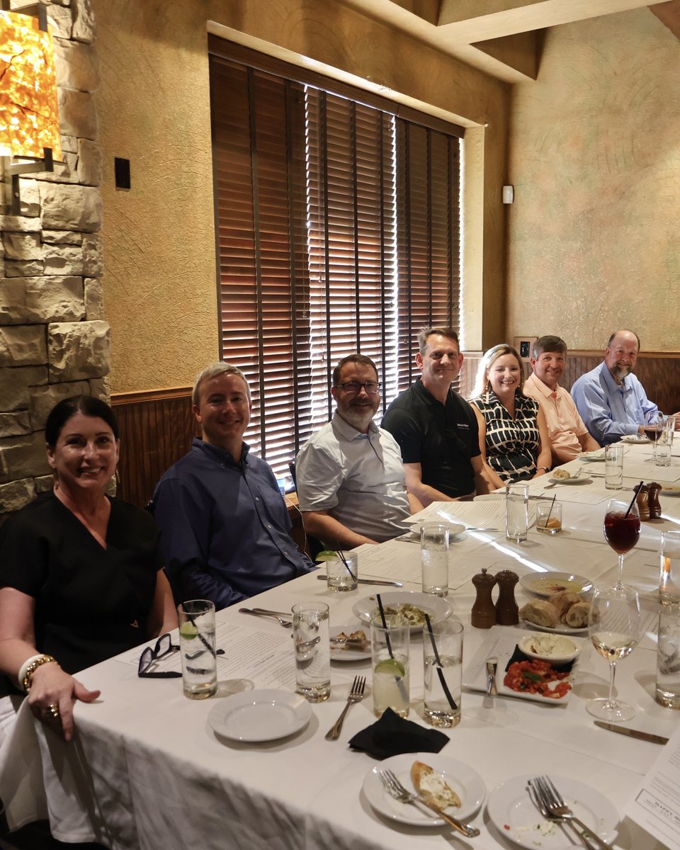 ACECArkansas's tweet photo. A memorable evening at the ACEC Arkansas Retreat Dinner — filled with great food, laughter, and time well spent with our spouses and colleagues 😊 A special thanks to Ken Estes from Gallagher Insurance for sponsoring this dinner! https://t.co/7eb48qvnRQ
