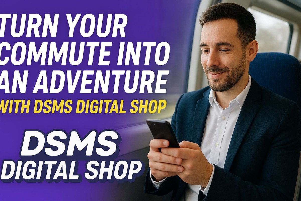 DSMSdigitalShop's tweet image. 🚆✨ Make your commute an adventure of learning with DSMS Digital Shop! 📚
Watch 👉 youtube.com/@DSMSdigitalSh…
🌐 DigitalShop.MarketShoppy.com
📲 App: tinyurl.com/DSMSDigitalSho…
📖 Best Book: a.co/d/db0Xur3
#ReadingOnTheGo #DSMS #DigitalLibrary #eBookLovers #SmartLearning
