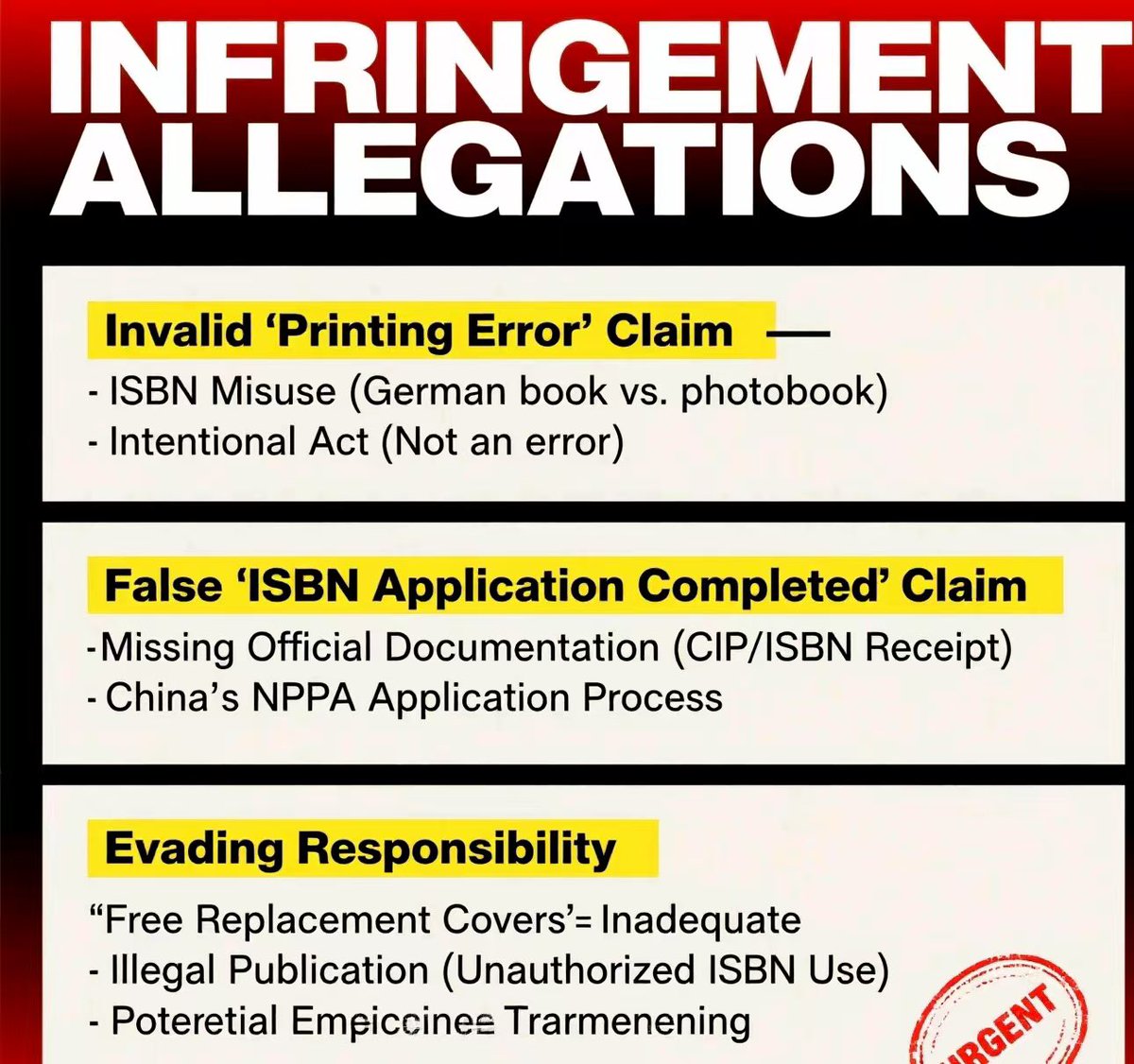 Sunward_Lioran's tweet photo. If HLN &amp; Tailai can’t even ensure correct ISBN on photobooks, how can fans trust you with larger projects or artist’s career management?
@GrandIvoryRec @HeadlinerTH @WeTVThailand @WeTVOfficial @Tailai_ENT

ARTIST IS NOT UR PUPPET
#HLNStopGaslighting #HLNRespectAuralis https://t.co/UkwthaRprB