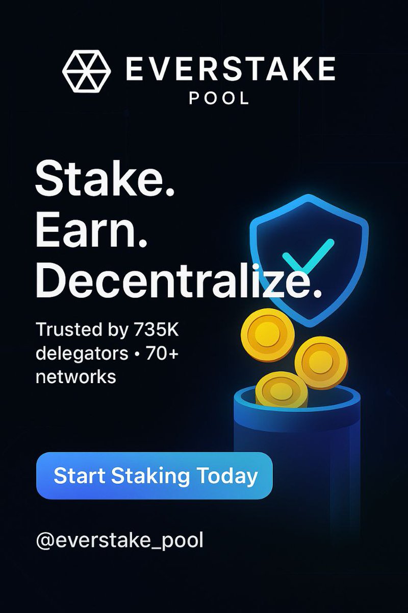 Crypto growth shouldn’t be complicated stake simply, earn steadily with <a href="/everstake_pool/">Everstake</a>

Ready to grow your crypto holdings while supporting decentralized networks? With <a href="/everstake_pool/">Everstake</a>, staking has never been easier.

Trusted since 2018 . Serving over 735,009 delegators across