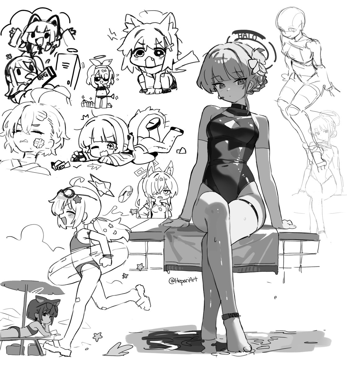 Rkgk these days #BlueArchive #ブルアカ