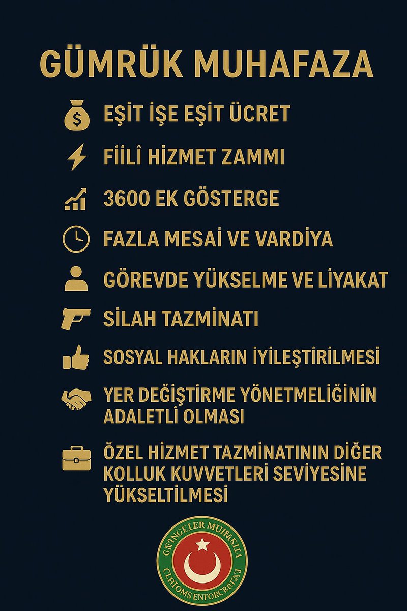 Kronik hale gelen sorunlar ne zaman çözülecek acaba? 

Köklü bir geçmişi olan Gümrük Muhafaza memurlarının sorunları için daha kaç toplu sözleşme geçmesi gerekiyor? 

Yok mu haklarını teslim edecek vicdanlı bir yetkili? 

#MemurMeydanda
#MemurHakkınıİstiyor
