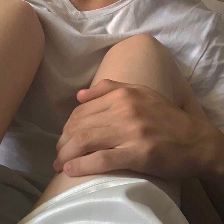 He arrived home from work, sweet and full of giggles, finding me lazily scrolling on my phone in bed.