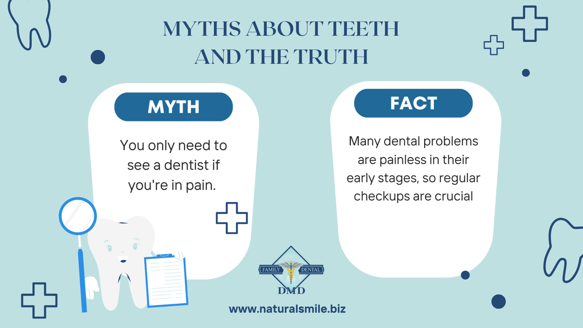 MansouriDMD's tweet photo. Many dental issues start silently. Regular checkups catch problems before they hurt. Prevention is power! If it's been longer than 6 months since your last dental check-up, contact us today.
#TruthTuesday #ToothBeTold https://t.co/ZiLu4b1K7H