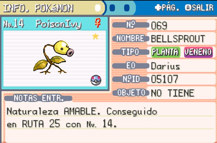 TheMaynace15919's tweet image. A Shiny!!! although I don't see the difference xd
#bellsprout #Pokemon #victreebel #nintendo #gba