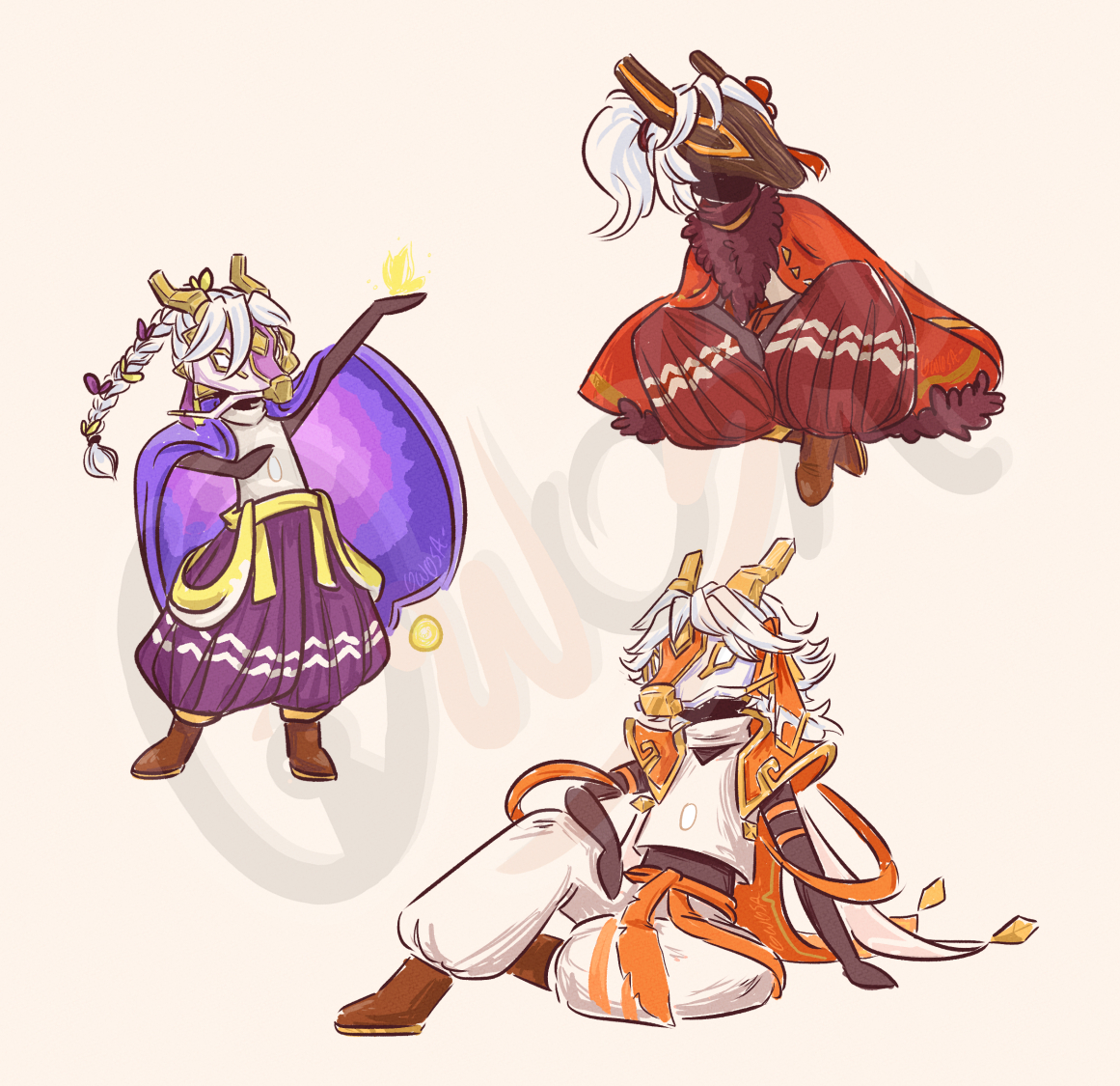 I have been playing SKY:COTL for a few months now and the muse finally hit me...so, some of my kid first outfits.