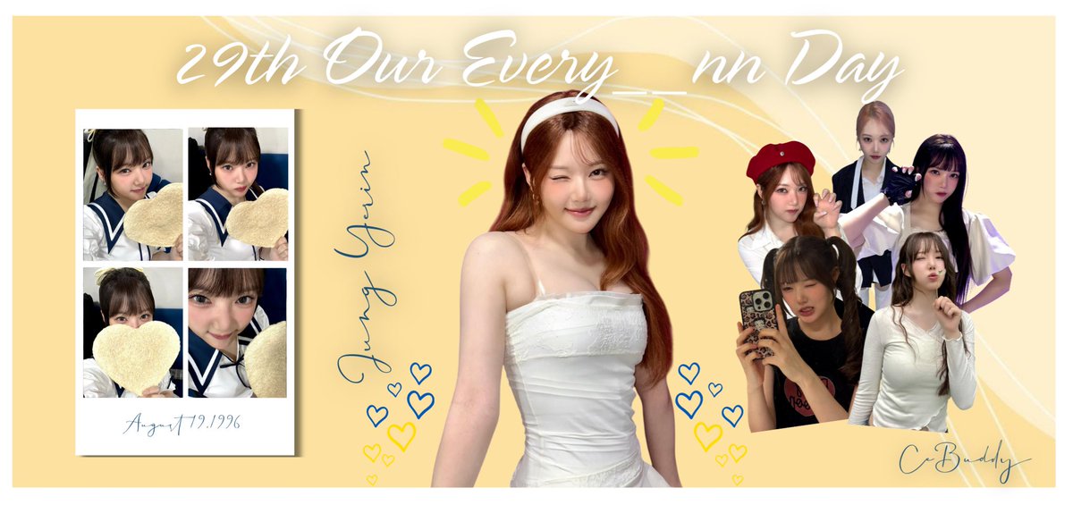 HAPPY YERIN DAY! 🐥🎂💛

YESISTER'S BIRTHDAY IS BACK 

#예자매의_열한번째_여름
#29thOurEvery__nnDay
#SummertimeWithYerin
#예린 #YERIN

#GFRIEND #여자친구 
#CeBuddy