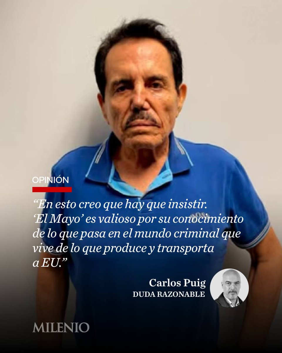 Milenio (@milenio) on Twitter photo #DudaRazonable | “No me sorprendería que lo que diga ‘El Mayo’ no tenga que ver con políticos del pasado y tal vez del momento, menos si son del gobierno con el que hoy Estados Unidos trabaja coordinadamente”
🖋️ Lee la #opinión de <a href="/puigcarlos/">Carlos Puig</a>
mile.io/3JlIzcv #DudaRazonable | “No me sorprendería que lo que diga ‘El Mayo’ no tenga que ver con políticos del pasado y tal vez del momento, menos si son del gobierno con el que hoy Estados Unidos trabaja coordinadamente”
🖋️ Lee la #opinión de <a href="/puigcarlos/">Carlos Puig</a>
mile.io/3JlIzcv