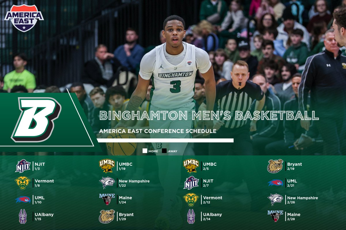Check out our 2026 <a href="/AmericaEast/">America East</a> schedule!
#ONEBinghamton