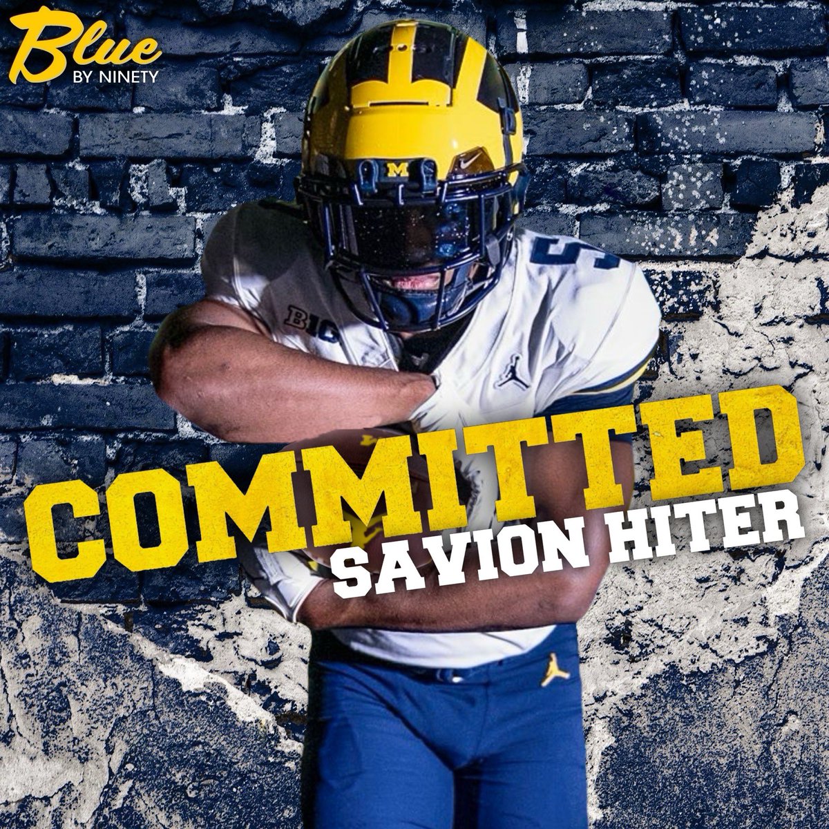 BREAKING: 5⭐️ RB Savion Hiter has committed to MICHIGAN! 

〽️〽️〽️
