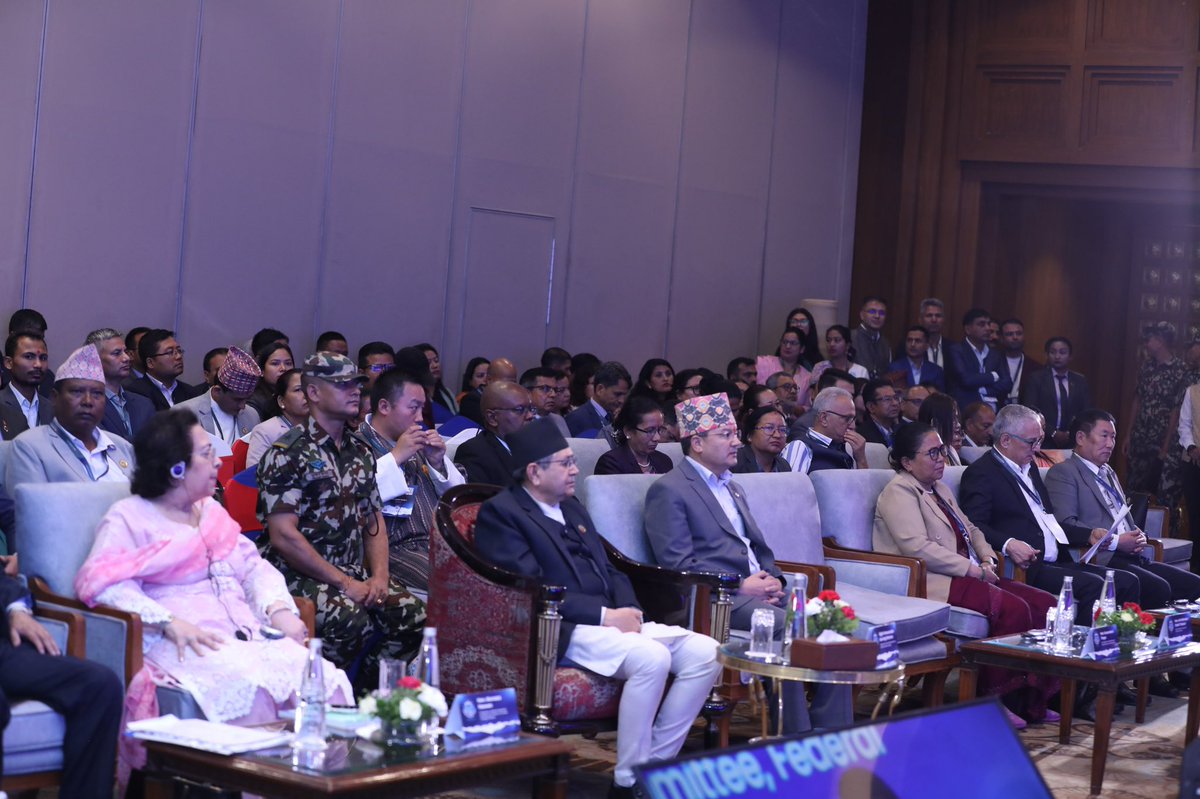 mdvsapkota's tweet photo. First Hindu Kush–Himalaya Parliamentarians’ Conference held in Kathmandu. 
Shared agenda: #ClimateAction &amp; clean air. Honored to speak on “Actions for Clean Air &amp; Blue Skies,” highlighting the importance of regional cooperation. https://t.co/8Cg4TRk0vn