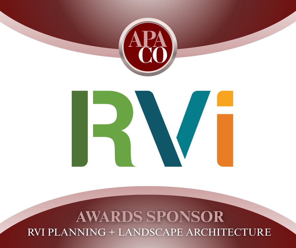 🎉 We're thrilled to welcome our newest sponsor, RVi Planning + Landscape Architecture!

Your support helps us advance planning excellence across the state. Thank you for investing in a better future for Colorado! 🌄