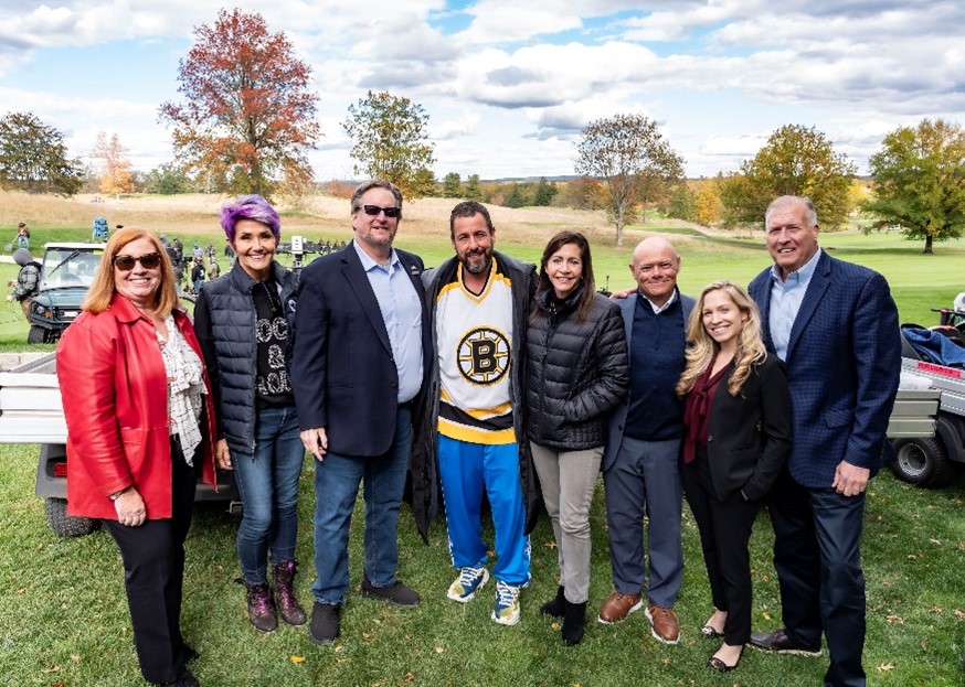 Happy Gilmore 2 filmed in NJ for 64 days in 31 municipalities across 9 counties, resulting in a record-breaking total qualified spend of $152.5 million! The film’s average spend per day was $2.3 million, with $1.2 million spent on lodging and $6.4 million on hiring extras.