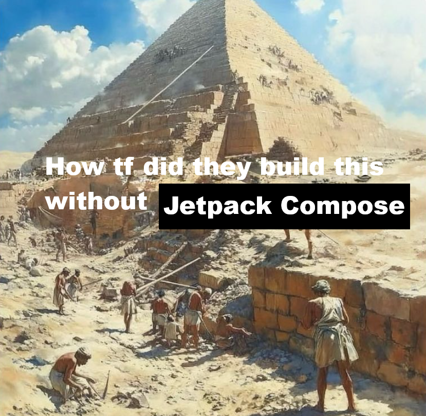 Zhuinden's tweet image. Jetpack Compose 1.9.x is actually pretty good. #androiddev #jetpackcompose #kotlin