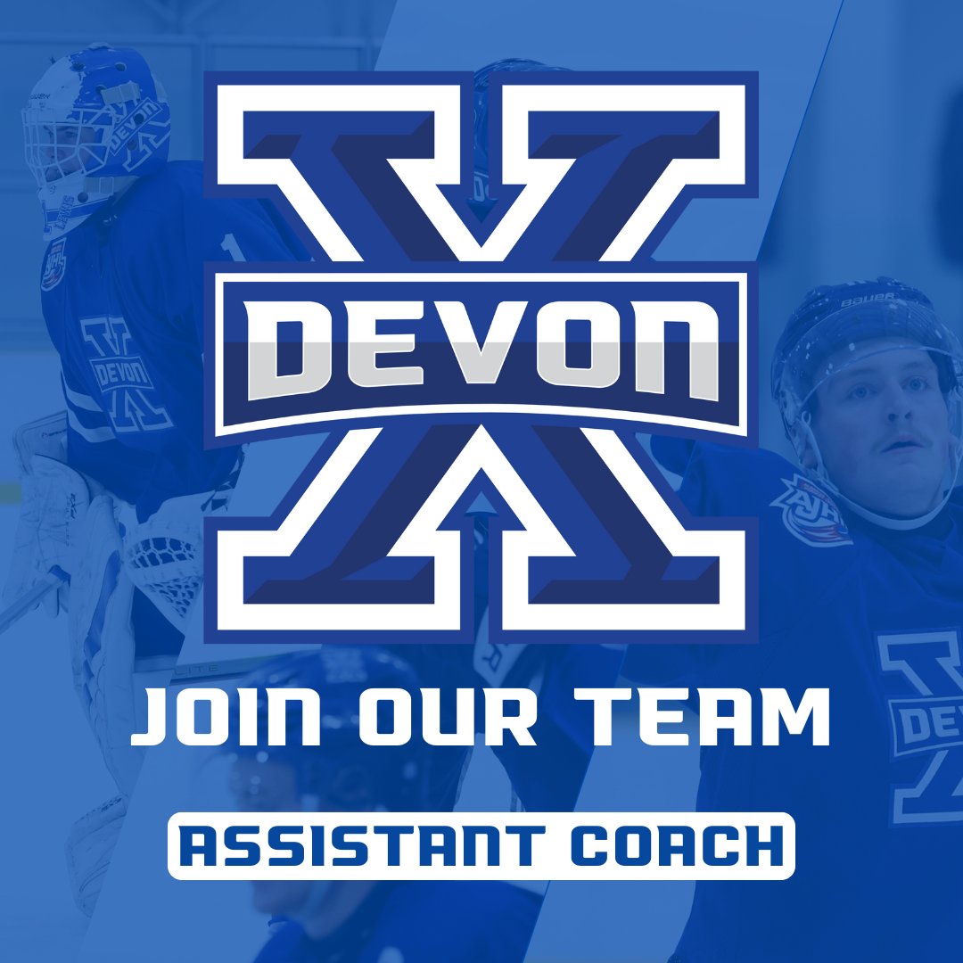 Devon Xtreme, of the Alberta Junior Hockey League (AJHL), seeks applicants for the Assistant Coach position.

To apply for the position of Assistant Coach, please submit a resume, cover letter, and list of references to Craig Kibblewhite via email: ckibblewhite@naxhockey.com.