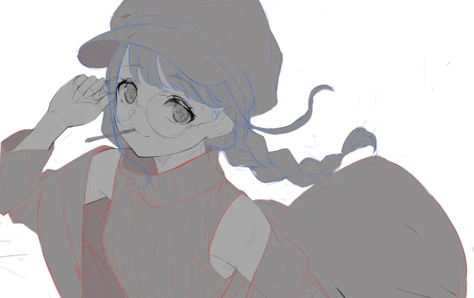 毎日お絵かき2855日目 すこ～しずつ( ˘ω˘ )