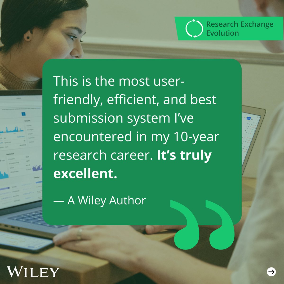 WileyGlobal's tweet photo. Save time! Our system finds and pre-populates important information from your manuscript, so you can focus your energy where it matters.
Learn why your peers love our tool - watch the demo: https://t.co/oVWB6yeTdE
#ResearchExchangeEvolution #ResearchExchange #AcademicPublishing https://t.co/QD9KuKQJOV