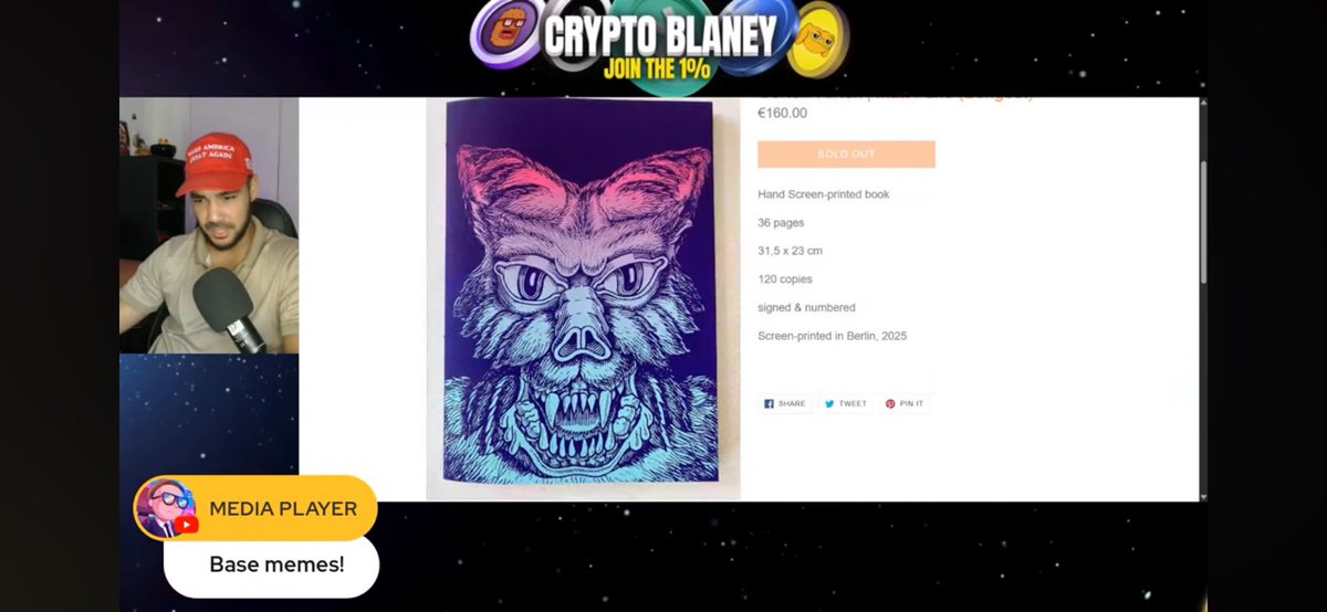 Beast Seller (@beastseller_eth) on Twitter photo Crypto Blaney (<a href="/cryptoblaney/">Crypto Blaney</a>) talked about $BEAST SELLER in his latest livestream.π₯
youtube.com/live/_CT2089xOβ¦
CA: 0x255494B830bd4FE7220B3ec4842CBA75600b6C80 Crypto Blaney (<a href="/cryptoblaney/">Crypto Blaney</a>) talked about $BEAST SELLER in his latest livestream.π₯
youtube.com/live/_CT2089xOβ¦
CA: 0x255494B830bd4FE7220B3ec4842CBA75600b6C80