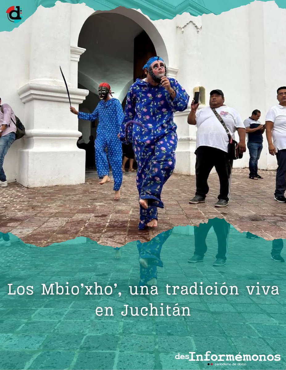 #Cultura ✊| La danza del Mbio’xho’ o enmascarado es una danza que en Juchitán, Oaxaca, sigue viva y resiste en el marco de las fiestas en honor a la Virgen de la Asunción de María. buff.ly/Lka5ufC