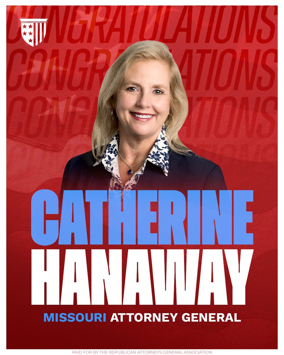Congratulations to Catherine Hanaway, Missouri’s next Attorney General!